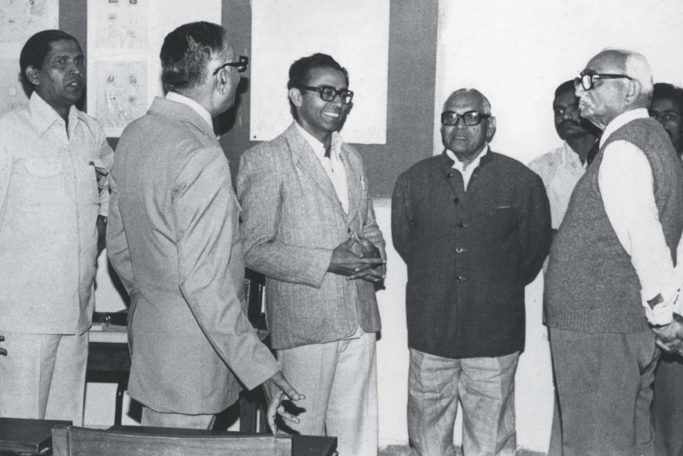 H. M. Patel - Indian Finance Minister - 1977 - Visit Vidyamandir Trust, Palanpur